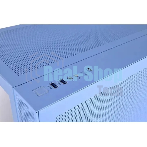 Компьютерный корпус Thermaltake View 380 TG ARGB синий без БП ATX 6x120мм 2x140мм 1x200мм 2xUSB3.0 audio bott PSU