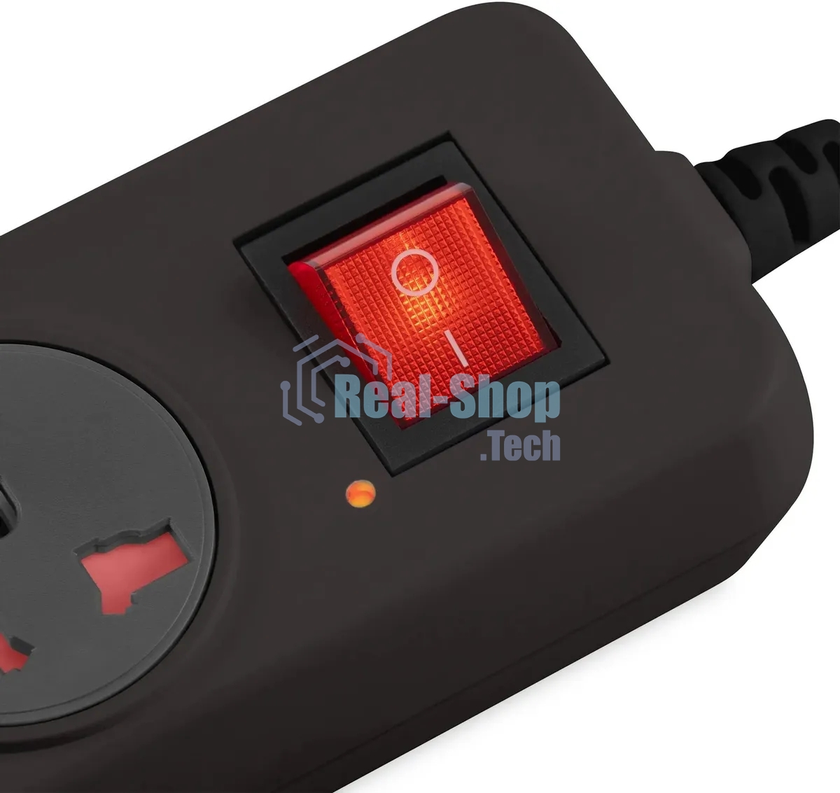 Сетевой фильтр Buro 500UNH-5-BG 5 м, 5 розеток, черный/серый, коробка