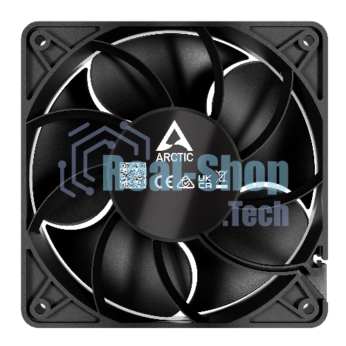 Вентилятор для корпуса Arctic S12038-4K черный, 120 мм, 4000 об/мин, 4 pin