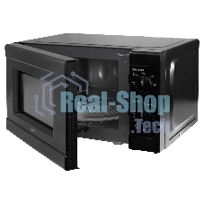 Микроволновая печь BBK 20MWS-709M/B черный, 20 л, 700 Вт, переключатели - поворотный механизм
