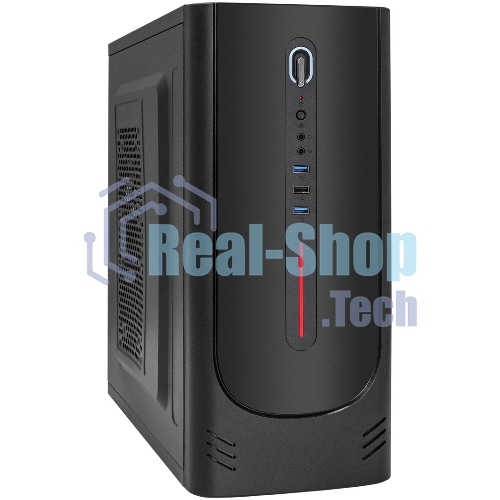 Компьютерный корпус Miditower ExeGate XP-340U-UNS350 (ATX, БП UNS350 с вент. 12см, 1хUSB/2хUSB 3.0, аудио)
