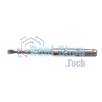 Бур по бетону Denzel двойная спираль, Cobalt W-tip, 6x110 мм, SDS PLUS