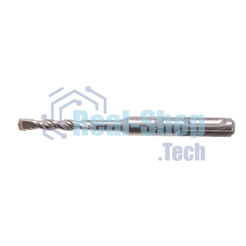 Бур по бетону Denzel двойная спираль, Cobalt W-tip, 6x110 мм, SDS PLUS