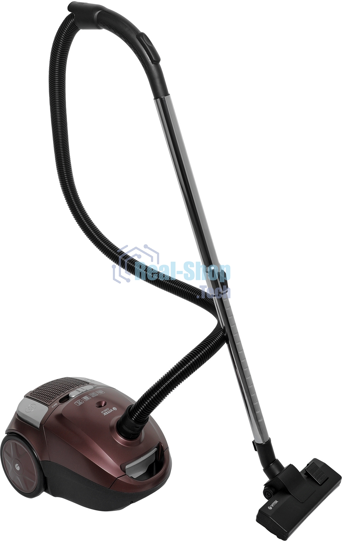 Пылесос Vitek VT-8138 коричневый/черный, 350/2200 Вт, уборка сухая, пылесборник мешок 2 л