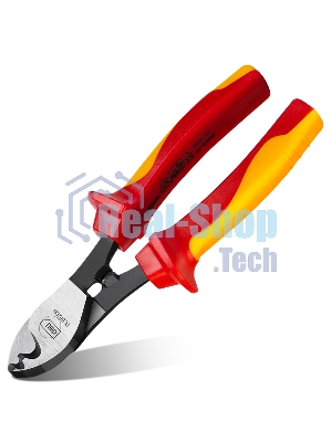 Кабелерез диэлектрический Deli DL515106 160 мм, сталь Cr-V, сертификат VDE для работ под напряжением до 1000 В