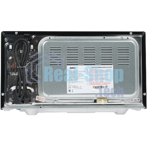 Микроволновая печь BBK 25MWC-991T/B черный/серебристый, 25 л, 900 Вт, переключатели - кнопки, поворотный механизм