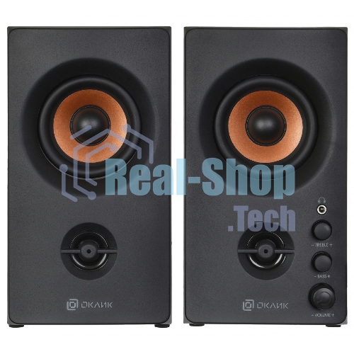 Акустическая система Oklick OK-164 2.0 черный 30Вт