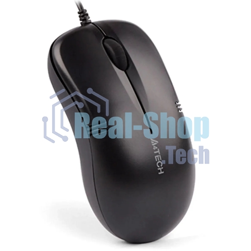 Мышь проводная A4Tech OP-560NUS черный, 1200 dpi, USB, кнопки - 3