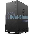 Компьютерный корпус CBR mATX Minitower V500, без БП, 1хUSB 3.0, 2хUSB 2.0, HD Audio+Mic, закаленное стекло, черный [PCC-MATX-V500-WPSU
