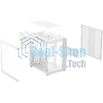 Корпус Ocypus Delta C74 ARGB White, Midi-Tower, белый, 2 x 120 мм