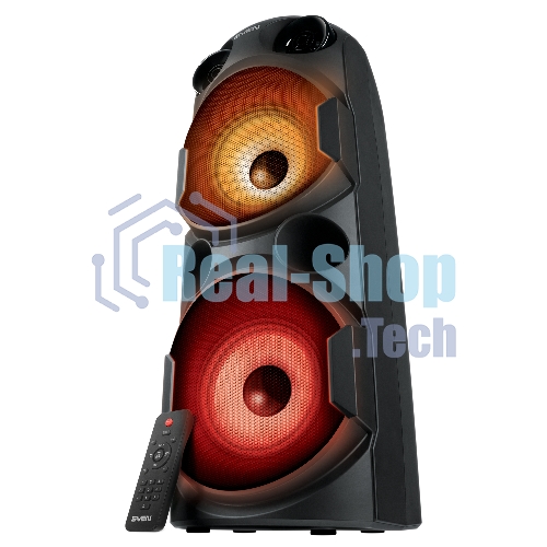 Колонка АС SVEN PS-750, черный (80 Вт, TWS, Bluetooth, FM, USB, microSD, LED-дисплей, 2х4400мА*ч)