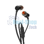 Проводные наушники JBL Tune 110 черный, внутриканальные, Jack 3.5 мм