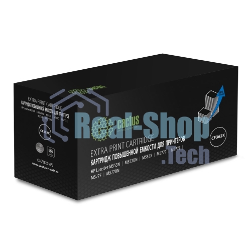 Картридж лазерный Cactus CS-CF362X-MPS, CF362XX желтый (18000 стр.) для HP CLJ M552dn/M553dn/M553N/M553x