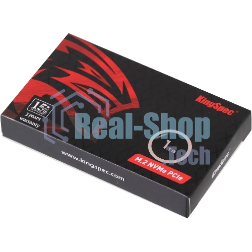 Накопитель SSD M.2 KingSpec NX-1Tb, PCIe 3.0 x4, NVMe, R/W 3400/3100