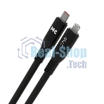 Дата-кабель MORE CHOICE (4620202554581) K83ia 2м USB 3.0A PD 27W для Lightning ng 8-pin -2 м, черный