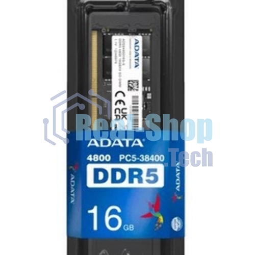 Оперативная память ADATA, DDR5, 16GB (1x16GB), 4800MHz, CL40, SO-DIMM