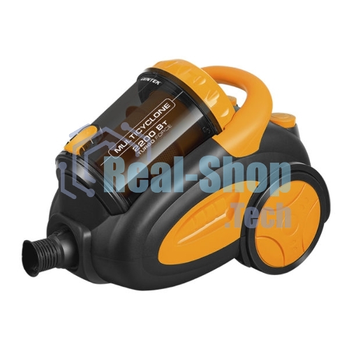 Пылесос Centek CT-2520 Orange оранжевый/черный, 400/2200 Вт, уборка сухая, пылесборник циклонный фильтр 2 л