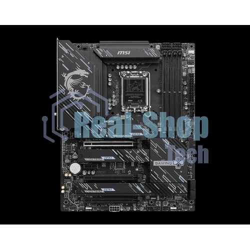 Материнская плата MSI Z890 GAMING PLUS WIFI, LGA 1851, Intel Z890, 4xDDR5, 4xSATA, 4xM.2, 1xPCIe 5.0 x16, 2xPCIe 4.0 x4, 1xPCIe x1, 1xHDMI, 1xDP, 1xUSB-C Thunderbolt 4, 1xUSB-C 3.2 Gen 2, 1x 5Gb LAN, 1xUSB-A 3.2 Gen 2, 2xUSB-A 3.2 Gen 1, 4xUSB-A 2.0, 3x3.5 мм, 7.1, ATX