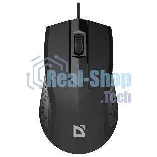 Мышь проводная Defender Optimum MB-270 черный, 1200 dpi, USB, кнопки - 3
