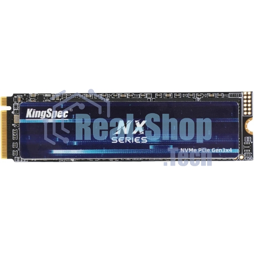 Накопитель SSD KingSpec NX-2Tb, 2000Gb, PCIe 3.0 x4, M.2 2280, NVMe, R/W 3400/3100