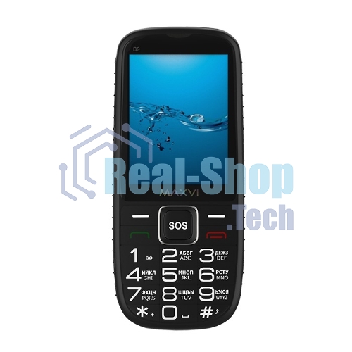 Мобильный телефон Maxvi B9 черный