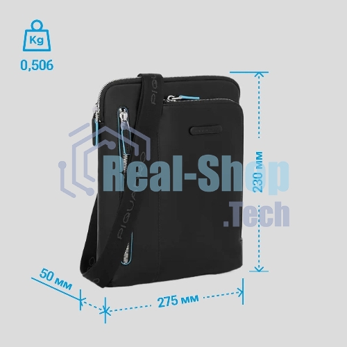 Сумка для ноутбука Piquadro Blue Square CA1816B2/N черный натур.кожа
