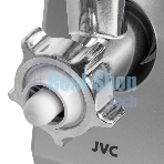 Мясорубка электрическая JVC JK-MG128 черный, 2500 Вт, 2.7 кг/мин, реверс, металлический лоток, насадки - 4