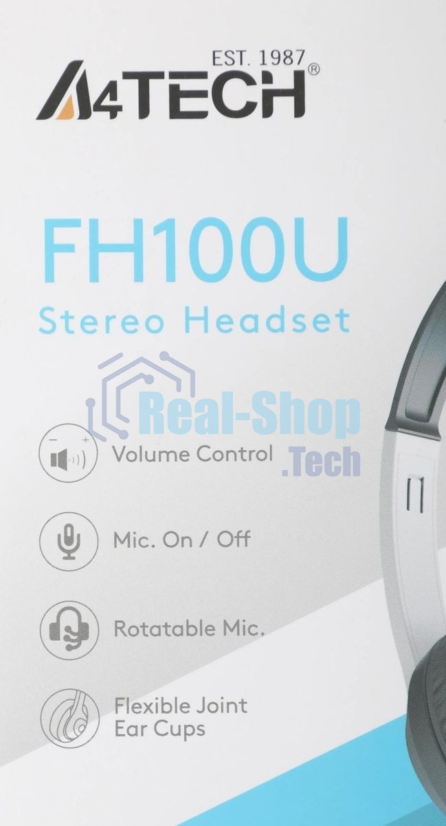 Гарнитура A4Tech Fstyler FH100U белый/черный, проводная