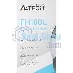 Гарнитура A4Tech Fstyler FH100U белый/черный, проводная