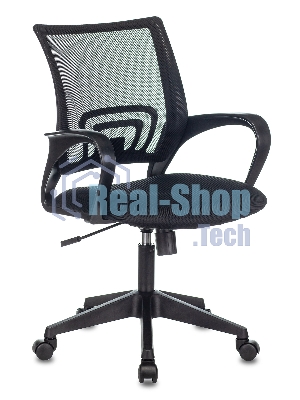 Кресло Бюрократ CH-695N/BLACK черный, сетка, 150 кг, механизм качания