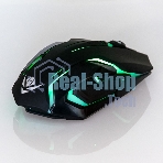 Мышь беспроводная Nakatomi MROG-20UR черный, 2400 dpi, радиоканал, USB, кнопки - 6
