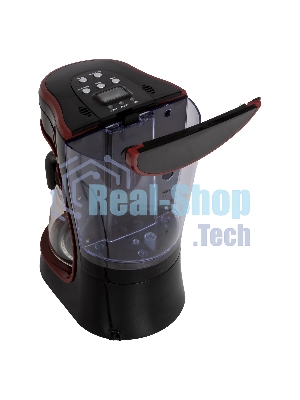 Кофеварка капельная SUPRA CMS-0655 черный/красный, исп. кофе - молотый, 720 мл, 750 Вт.