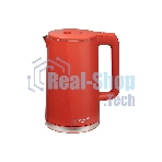Чайник электрический Energy E-208 1.7 л красный, двойной корпус