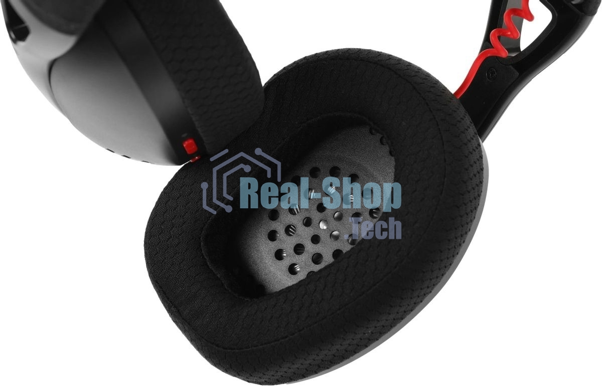 Гарнитура Redragon Ire Pro чёрный, беспроводная + проводная, Bluetooth / USB, до 25 ч