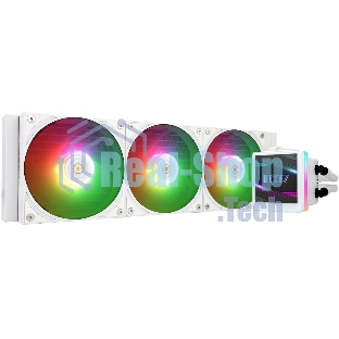 Водяное охлаждение для процессора Thermalright Grand Vision 360 (360mm, LED, White, ARGB/Fans: 3x120mm, 80.45CFM, 29.4dBA, 2150RPM/Pump height 72.5mm, 6400RPM, Rad thickness 27mm/S: 1700, 1200, 1851, 115X, 2011, 2066, AM5, AM4)