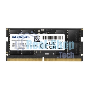Оперативная память ADATA, DDR5, 16GB (1x16GB), 4800MHz, CL40, SO-DIMM
