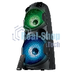 Колонка АС SVEN PS-750, черный (80 Вт, TWS, Bluetooth, FM, USB, microSD, LED-дисплей, 2х4400мА*ч)