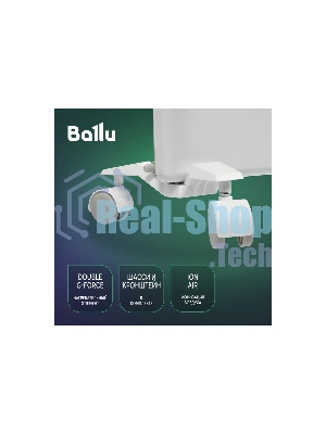 Конвектор электрический Ballu Ettore BEC/ETMR-1500 белый, 1500 Вт, 20 м2, термостат