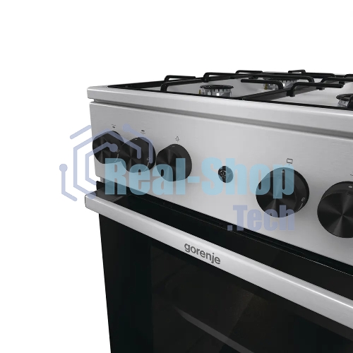 Плита газовая Gorenje GGI5A21XJ серебристый, конфорок 4 газовых, духовка 61 л, 50 см x 85 см x 59.4 см