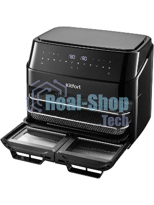 Аэрогриль Kitfort КТ-8153 2600Вт черный