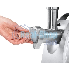 Мясорубка электрическая Bosch MFW68680 черный, 2200 Вт, 4.3 кг/мин, реверс, защита от перегрузки, насадки - 5