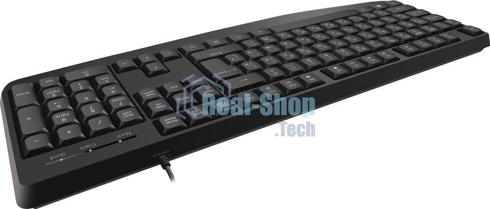 Клавиатура проводная Defender Atom HB-546, USB, черный
