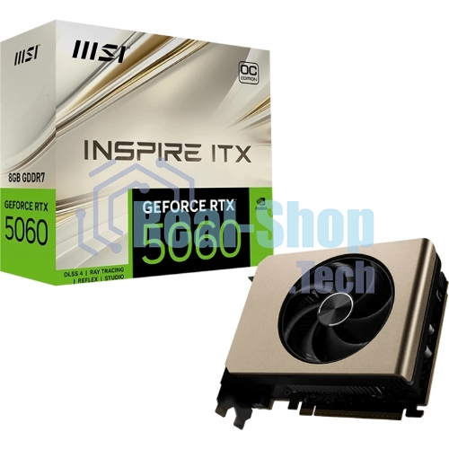 Видеокарта MSI RTX 5060 8Gb RTX 5060 8G INSPIRE ITX OC