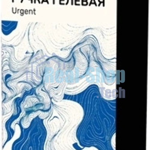 Ручка гелевая Silwerhof Daily Urgent, d=0.7мм, синие чернила, сменный стержень, линия 0.5мм, резиновая манжета