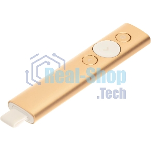 Презентер беспроводной Logitech Spotlight золотистый, радиоканал, USB, кнопки - 3