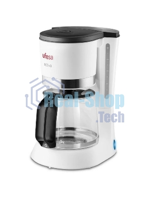 Кофеварка капельная Ufesa CG7123 ACTIVA белый, исп. кофе - молотый, 1.5 л, 800 Вт.
