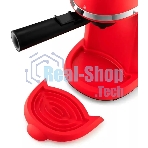 Кофеварка капельная Kitfort КТ-760-1 красный/черный, молотый кофе, 240мл, 800Вт, 3,5 бар
