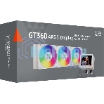 Система охлаждения PCCooler GT360 ARGb Display WH (310W, 360мм, LED temp., белый, ARGb/Fans: 3x120мм, 99CFM, 41.5dBA, 3000RPM/Pump 15dBA, 2600RPM, Rad thickness 27мм/S: 1851, 1700, 1200, 115X, AM5, AM4)
