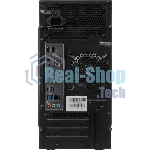 Компьютер Amur Нарвал B7I21 MT i3 12100 (3.3) 16Gb SSD 256Gb UHDG 730 FreeDOS GbitEth 400W мышь клавиатура черный (RUS) (2147002)