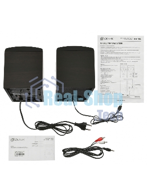 Акустическая система Oklick OK-164 2.0 черный 30Вт